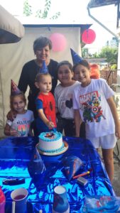 ardezie rotundă personalizată mamă te iubesc!