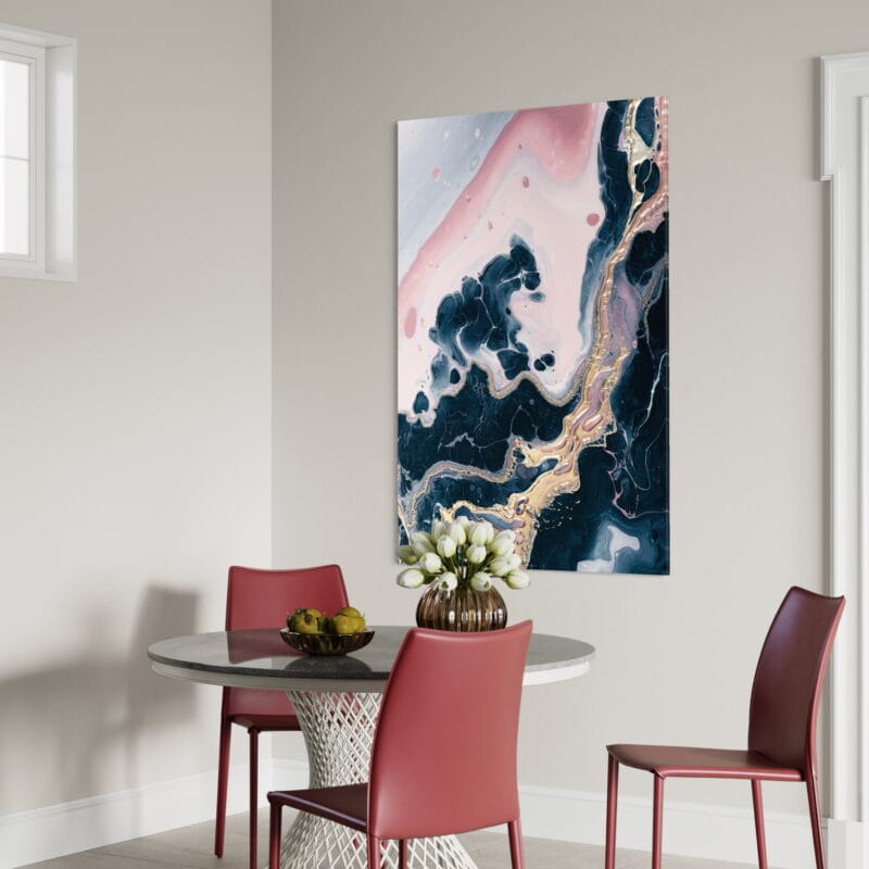 tablou canvas decorativ abstract rafinat marmură