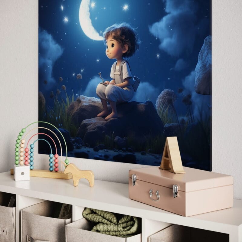 tablou decorativ pentru dormitorul băiețelului