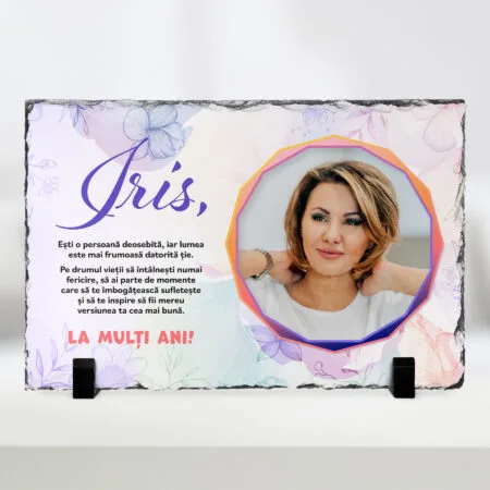 ardezie personalizată pentru iris