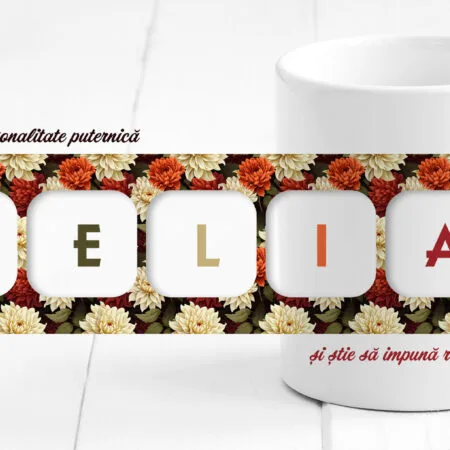 cană personalizată pentru delia