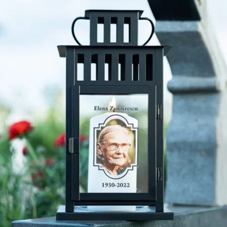 felinar personalizat cu nume și poză