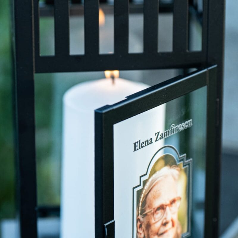 felinar personalizat cu nume și poză