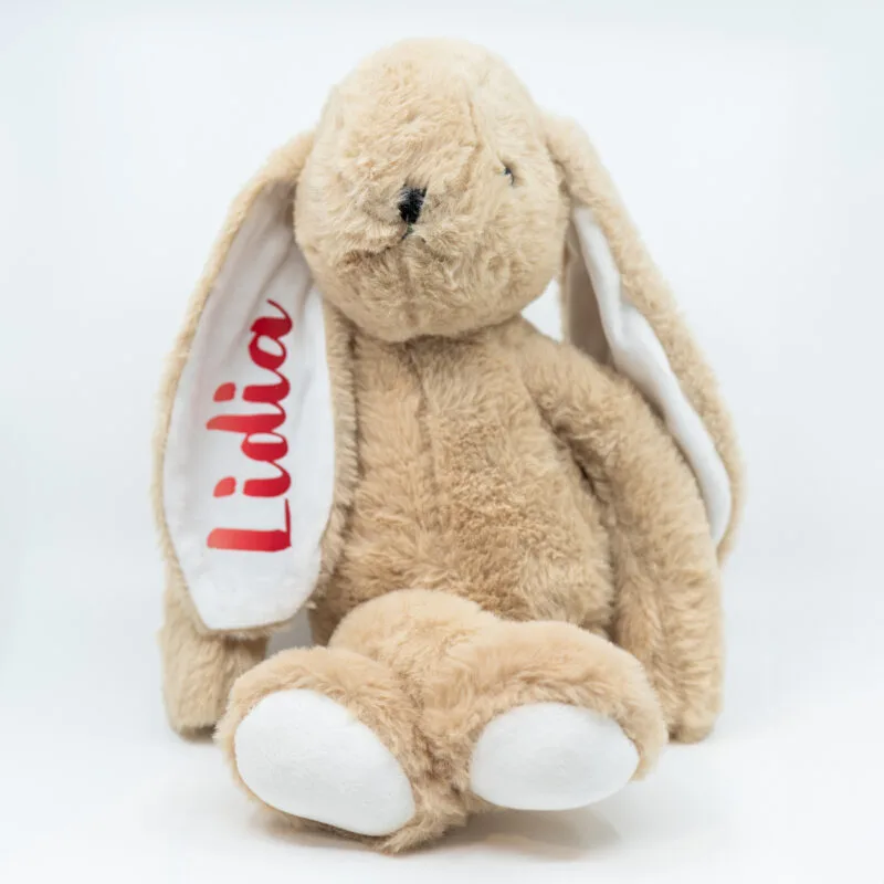 iepuraș de pluș personalizat cu nume