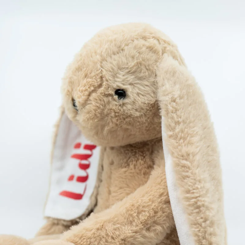 iepuraș de pluș personalizat cu nume