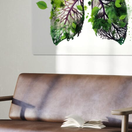 tablou canvas decorativ plămânii viitorului