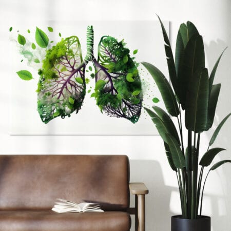 tablou canvas decorativ plămânii viitorului