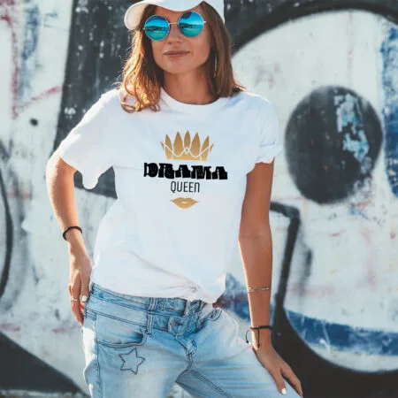 tricou personalizat drama queen