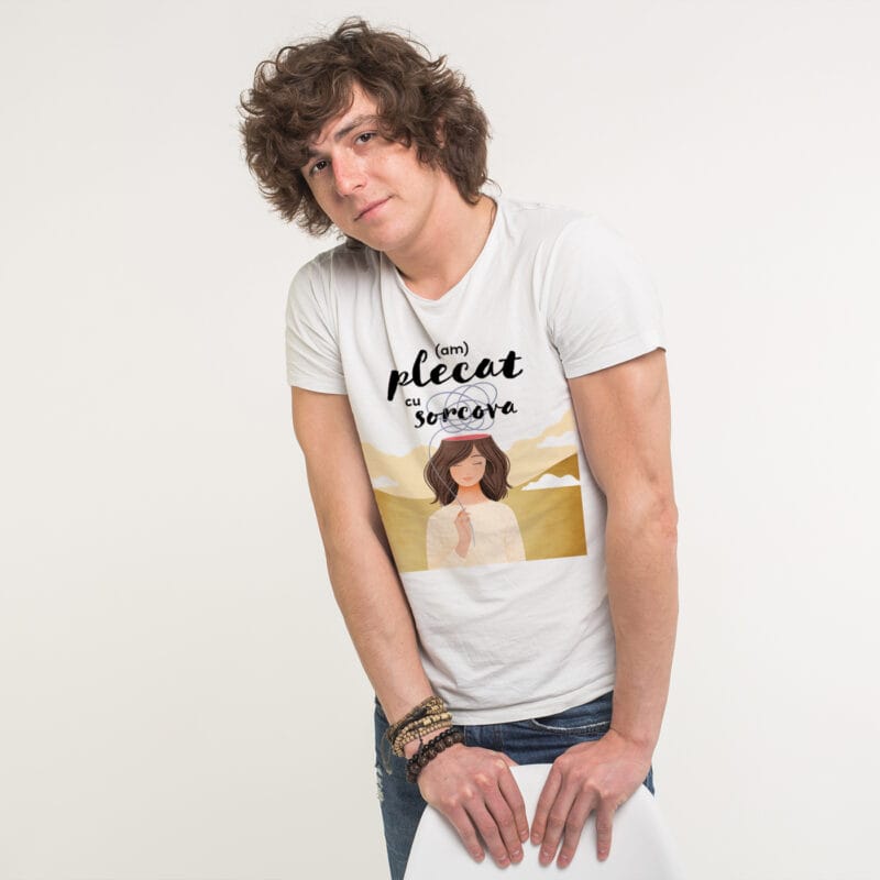 tricou personalizat plecat cu sorcova