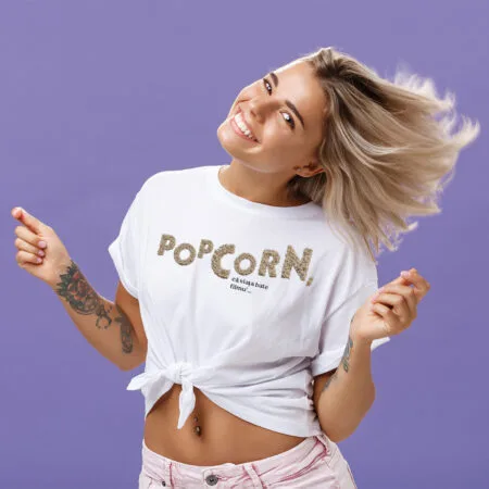 tricou personalizat popcorn