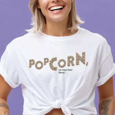 tricou personalizat popcorn