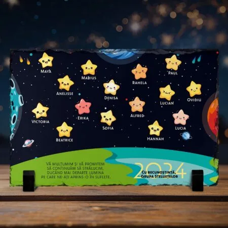 ardezie cadou Învățătoare sau educatoare grupa steluțelor