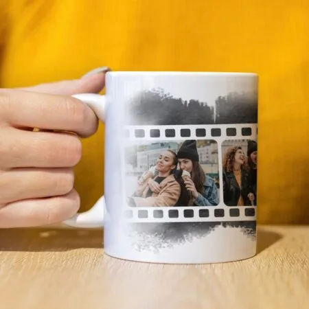 cană personalizată cu poze peliculă film