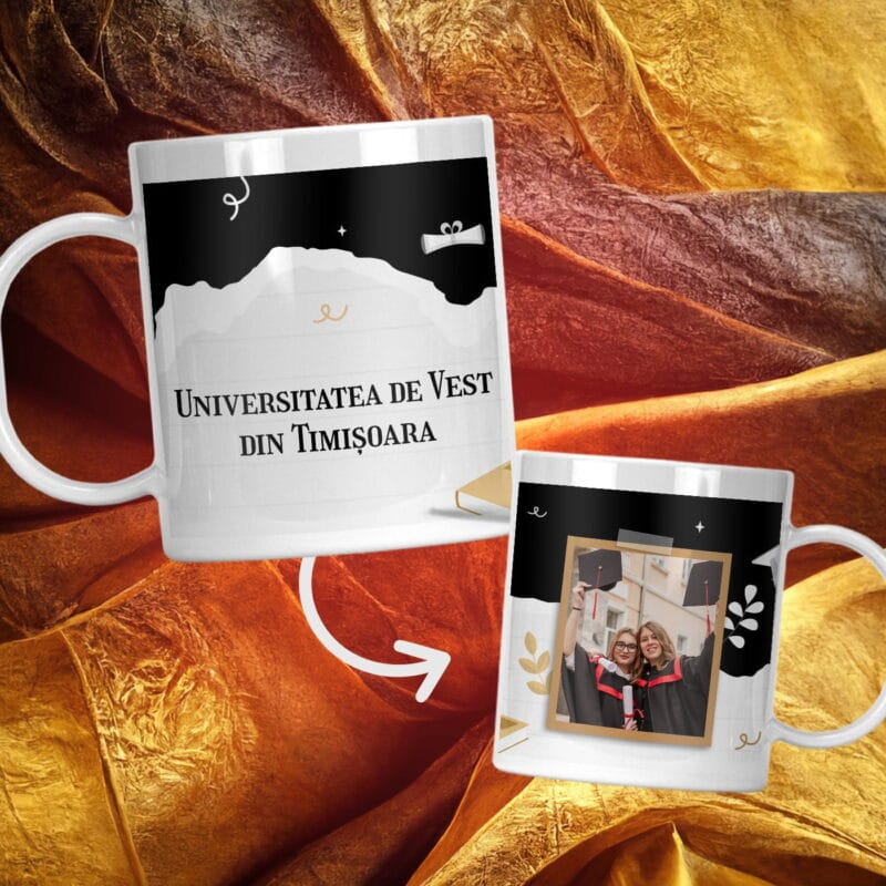 set personalizat cu fotografii pentru absolvirea facultății