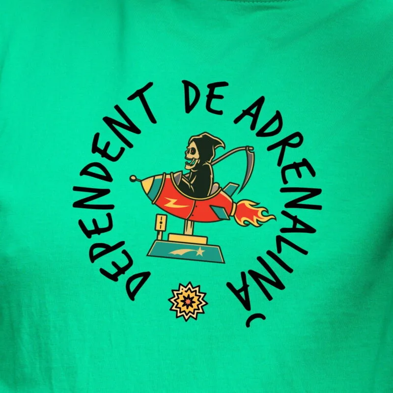 tricou personalizat dependent de adrenalină
