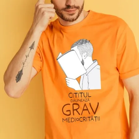 tricou personalizat cititul dăunează grav