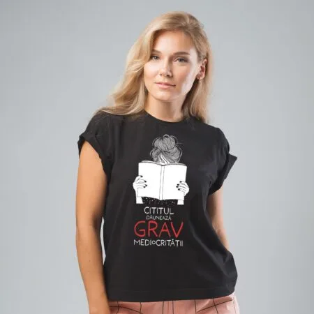 tricou personalizat cititul dăunează grav