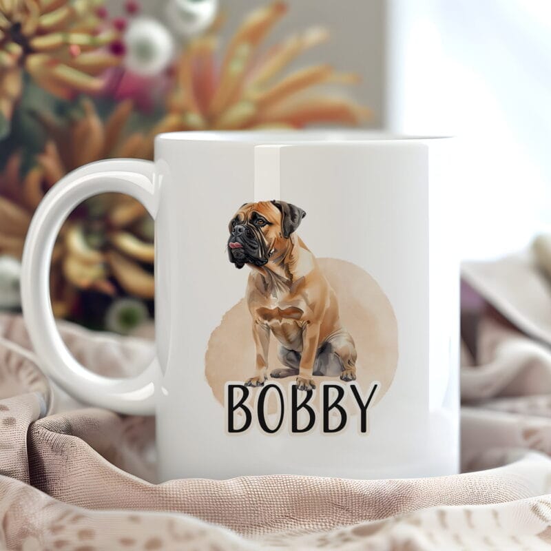 cană personalizată cu câinele preferat