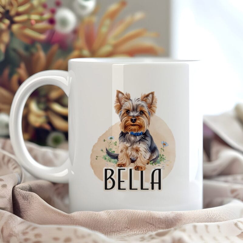 cană personalizată cu câinele preferat