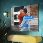 tablou canvas personalizat discuție pe chat