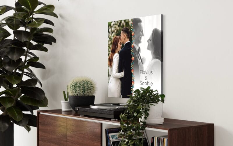 tablou canvas personalizat cu nunta noastră