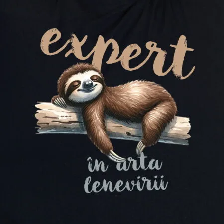 tricou personalizat expert în arta lenevirii