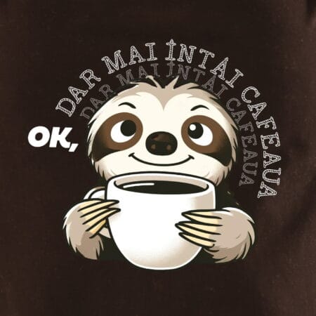 tricou personalizat mai întâi cafeaua 2