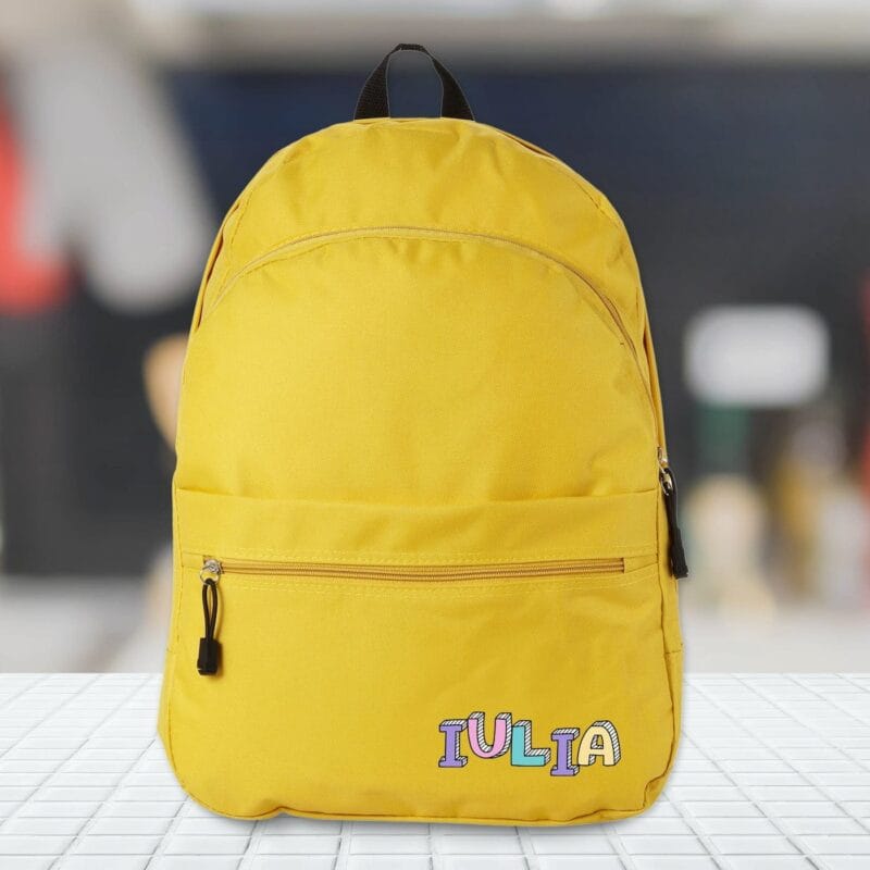 ghiozdan de Școală personalizat cu orice nume