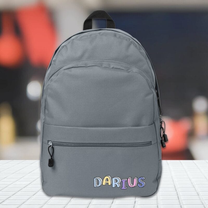 ghiozdan de Școală personalizat cu orice nume