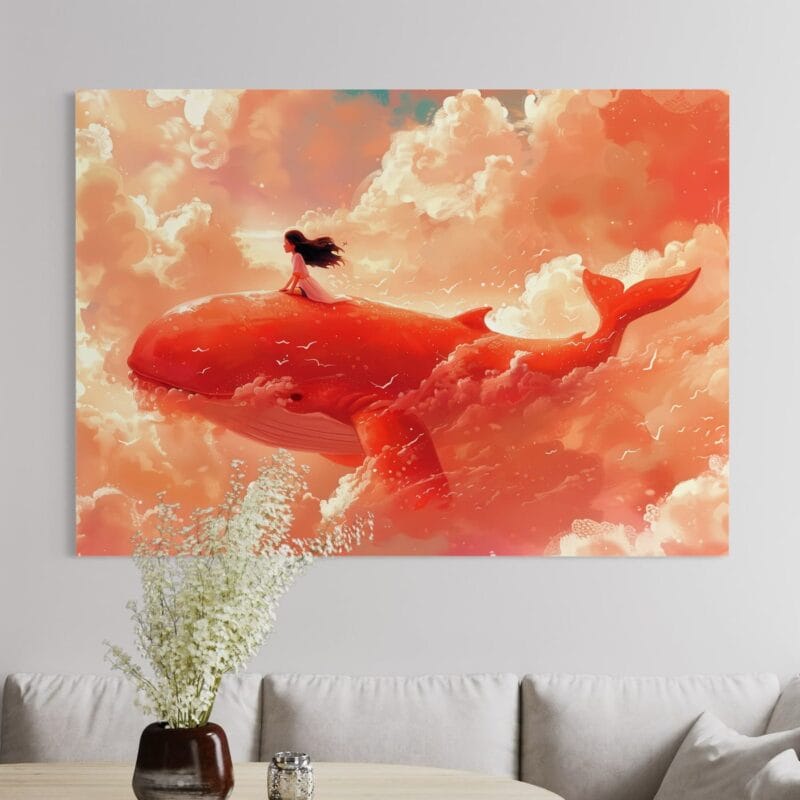 tablou canvas decorativ călătoria magică înspre apus