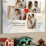 tablou canvas personalizat colaj fiecare mamă îl are