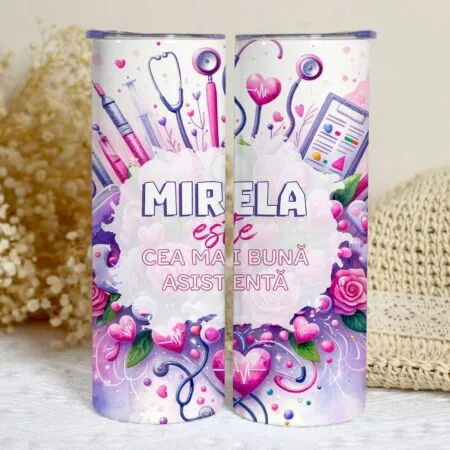 termos personalizat pentru cea mai bună asistentă