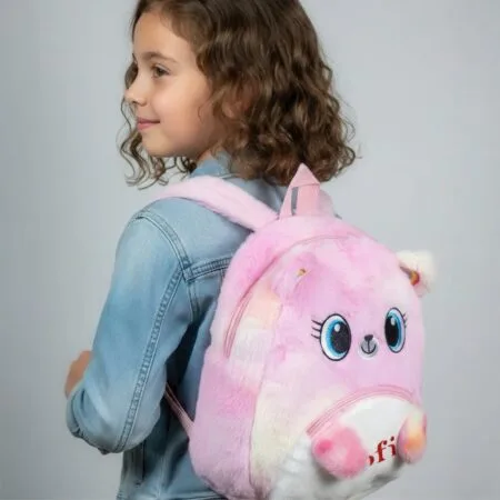 ghiozdan animăluț de pluș pentru grădiniță personalizat cu orice nume