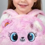 ghiozdan animăluț de pluș pentru grădiniță personalizat cu orice nume