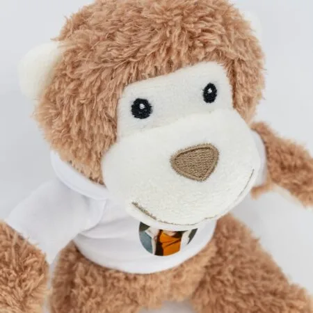 maimuțică de pluș personalizată cu poză