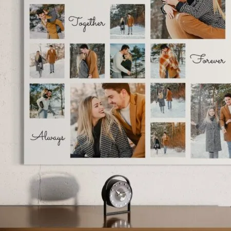 tablou canvas colaj personalizat în stil insta