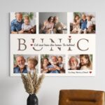 tablou canvas colaj personalizat pentru cel mai bun bunic