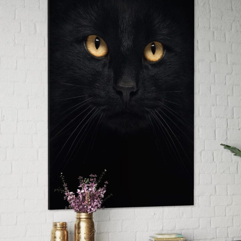 tablou canvas decorativ fascinație felină