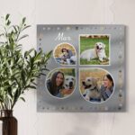 tablou canvas personalizat colaj cu pozele cățelului