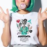 tricou personalizat asistentă de halloween