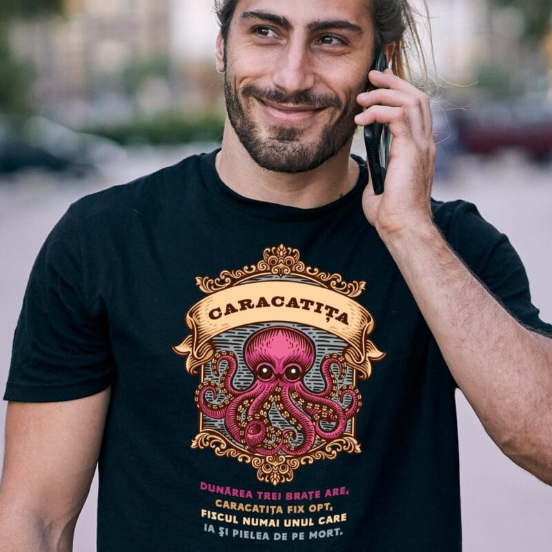 tricou personalizat caracatița