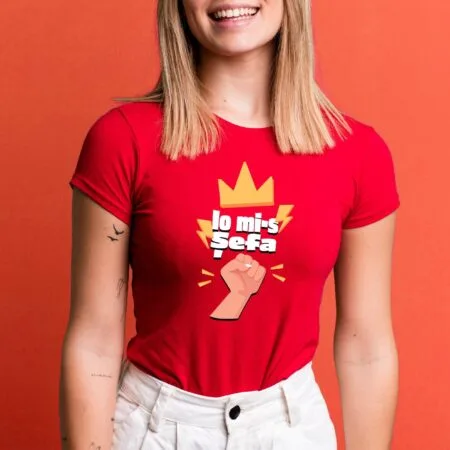 tricou personalizat io mi-s Șefa