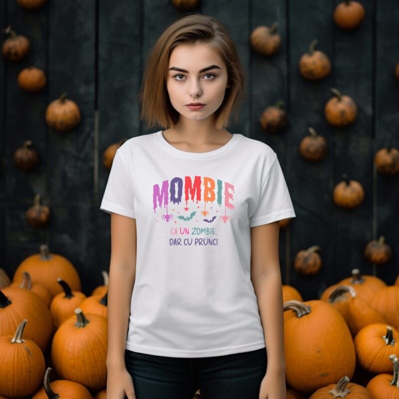 tricou personalizat pentru mămici mombie