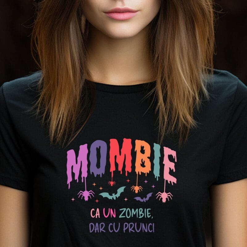tricou personalizat pentru mămici mombie