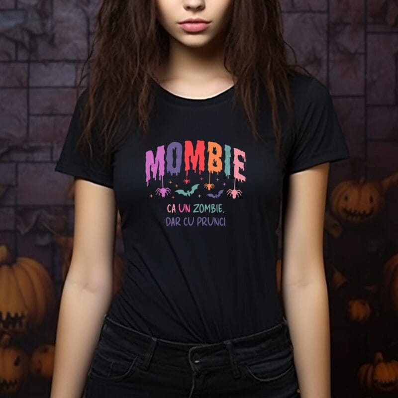 tricou personalizat pentru mămici mombie