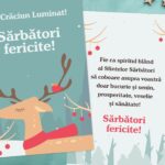 felicitare personalizată un crăciun luminat