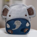 ghiozdănel elefănțel din pluș personalizat cu nume