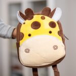 ghiozdănel pisicuță roz din pluș personalizat cu nume (copiază)