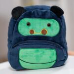 ghiozdănel gorilă din pluș personalizat cu nume