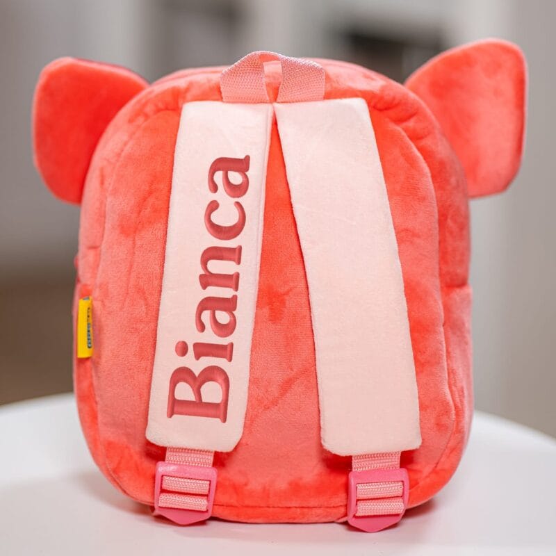 ghiozdănel Țestoasă din pluș personalizat cu nume (copiază)